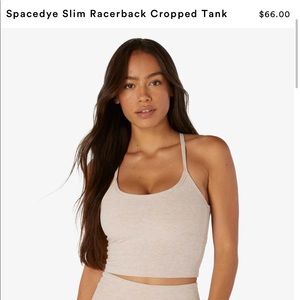 Beyond Yoga Spacedye Slim Racerback Cropped Tank